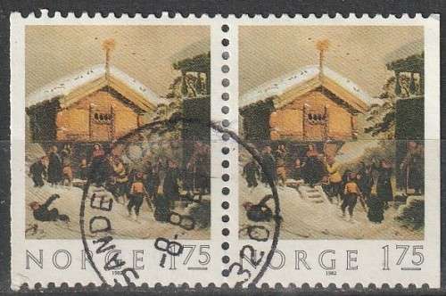 NORWAY 1982 Christmas stamps ULH CV R15.40 SG 908