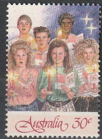 AUSTRALIA 1987 Christmas UNH CV R14.3O SG 1102