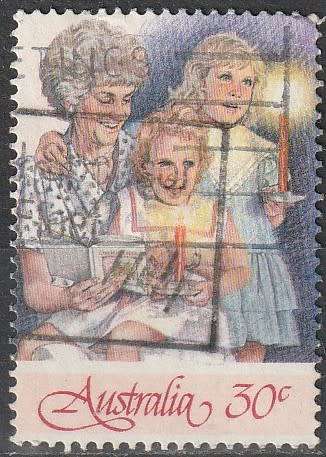 AUSTRALIA 1987 Christmas UNH CV R14.3O SG 1098