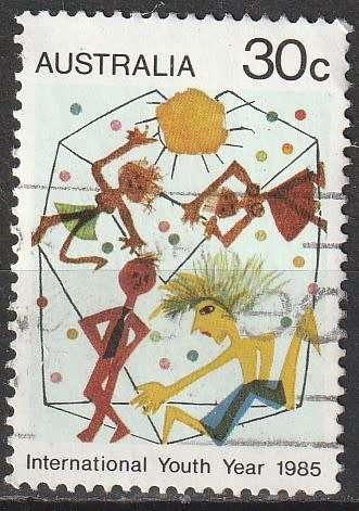 AUSTRALIA 1985 International Youth Year UNH CV R6.60 SG 963