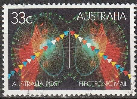 AUSTRALIA 1985 Electronic Mail UNH CV R6.60 SG 987