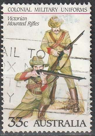 AUSTRALIA 1985 Colonial Military Uniforms UNH CV R16.50 SG 968