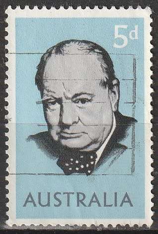 AUSTRALIA 1965 The Death of Winston Spencer Churchill UNH CV R2.20 SG 377