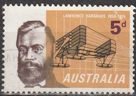AUSTRALIA 1965 The 50th Anniversary of the Death of Lawrence Hargrave UNH CV R2.20 SG 379