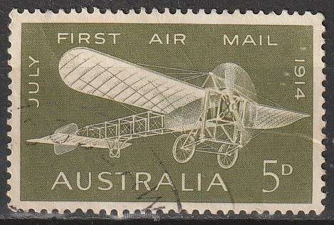 AUSTRALIA 1964 The 50th Anniversary of the First Airmail UNH CV R2.20 SG 370
