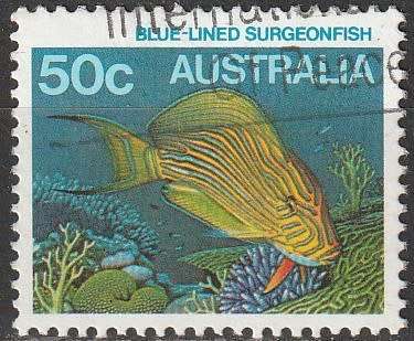 AUSTRALIA 1984 Marine Life UNH CV R11 SG 929