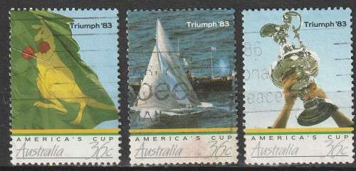 AUSTRALIA 1986 America`s Cup - Regatta UNH CV R49.50 SG 1036-8