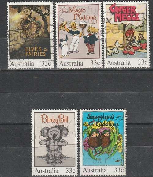 AUSTRALIA 1985 Children`s Books UNH CV R82.50 SG 982-6