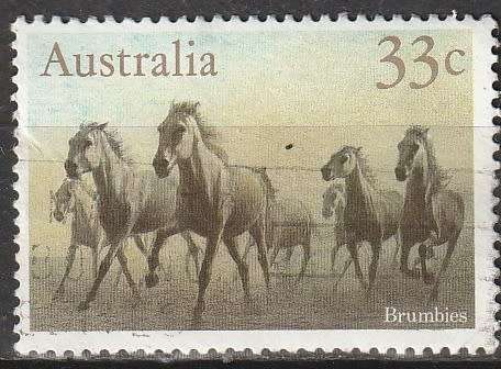 AUSTRALIA 1986 Horses UNH SG 1010