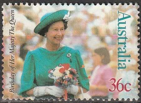 AUSTRALIA 1987 The 61st Anniversary of the Birth of Queen Elizabeth II UNH CV R13.20 SG 1058