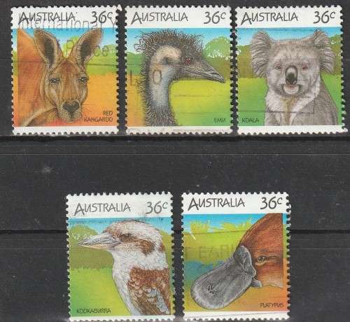 AUSTRALIA 1986 Australian Animals UNH CV R104.50 SG 1023-7