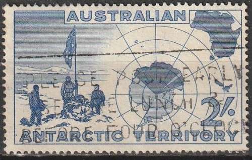 AUSTRALIA ANTARCTIC 1957 Expedition at Vestfold Hills UNH CV R14.30 SG 1