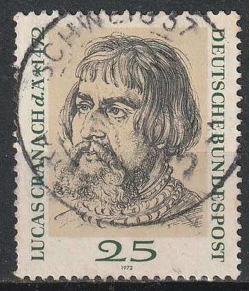 GERMANY 1972 The 500th Anniversary of the Birth of Lucas Cranach ULH CV R11 SG 1620