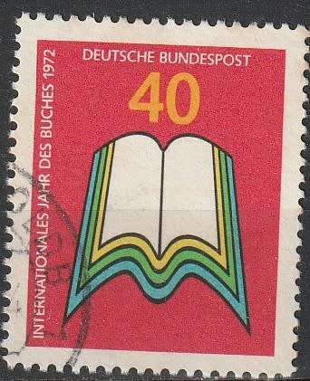 GERMANY 1972 The International Book Year ULH CV R11 SG 1634