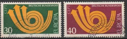 GERMANY 1973 EUROPA Stamps ULH CV R17.60 SG 1661/2