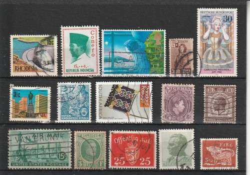 UNCHECKED WORLD SELECTION BID PER STAMP TO TAKE ALL CARD EXCLUDED