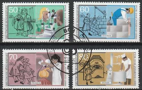 GERMANY 1986 Youth Hostel ULH CV R181.50 SG 2122-5