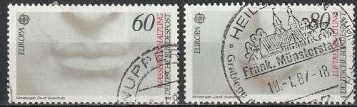 GERMANY 1986 EUROPA Stamps - Nature Conservation ULH CV R30.80 SG 2128/9