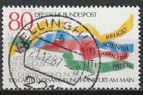 GERMANY 1986 The 100th Anniversary of the Catholic Student Society ULH CV R17.60 SG 2131