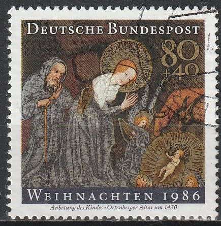 GERMANY 1986 Christmas Stamps ULH CV R50.60 SG 2149