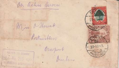 ON ACTIVE SERVICE IN EGYPT SOUTH AFRICA