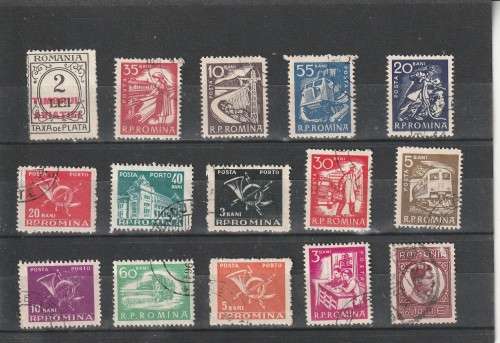 UNCHECKED ROMANIA SELECTION BID PER STAMP TO TAKE ALL CARD EXCLUDED