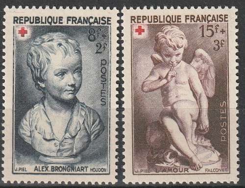 FRANCE 1950 Red Cross MM CV R159.50 SG 1105/6