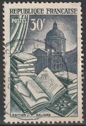 FRANCE 1954 Art ULH CV R7.70 SG 1167A