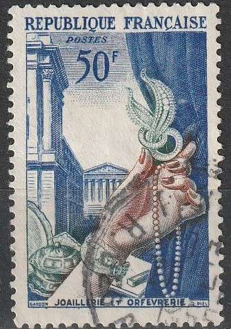 FRANCE 1954 Art ULH CV R7.70 SG 1169
