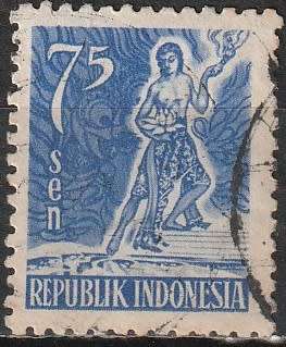 INDONESIA 1953 Ksatria Worrior ULH CV R3.30 SG 627