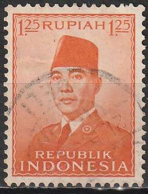 INDONESIA 1953 President Sukarno ULH CV R2.20 SG 631