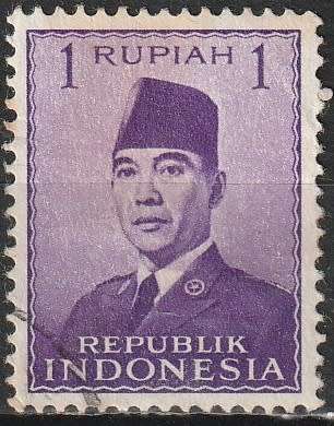 INDONESIA 1953 President Sukarno ULH CV R2.20 SG 630