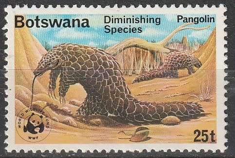 BOTSWANA 1977 Diminishing Species MM CV R242 SG 397