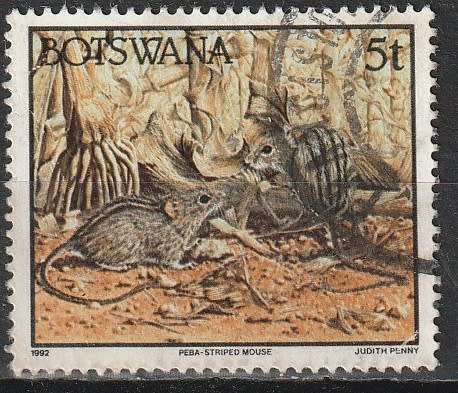 BOTSWANA 1992 Animals ULH CV R38.50 SG 741
