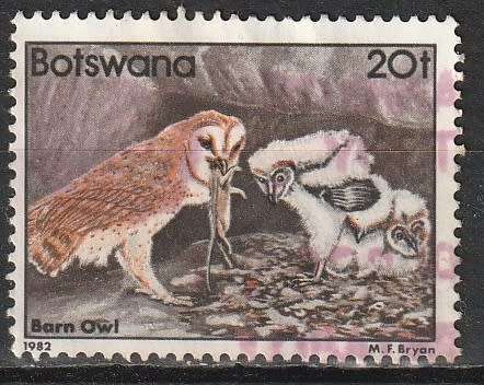BOTSWANA 1982 Birds ULH CV R77 SG 525