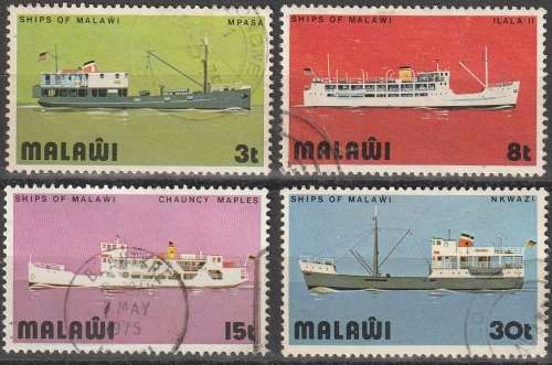 MALAWI 1975 Ships of Malawi ULH CV R174.90 SG 486-9
