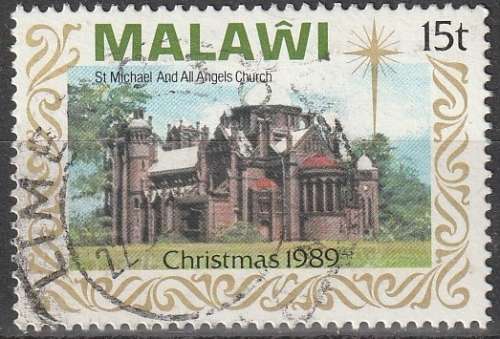 MALAWI 1989 Christmas - Churches of Malawi ULH CV R4.40 SG 829