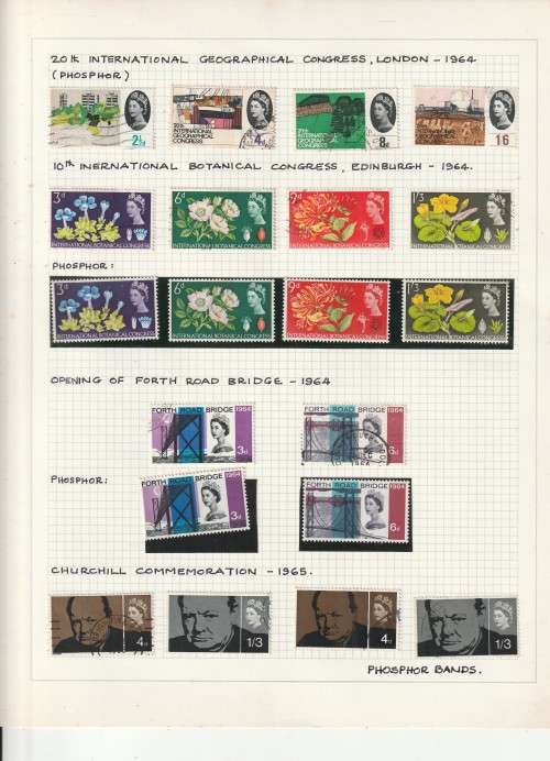 GREAT BRITAIN 6 PAGES GOOD VALUE