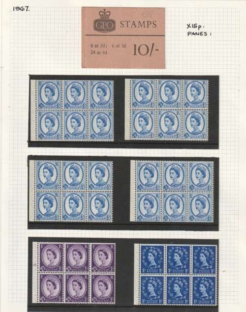 GREAT BRITAIN 6 PAGES GOOD VALUE