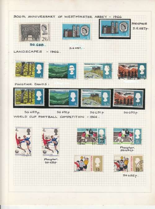 GREAT BRITAIN 6 PAGES GOOD VALUE