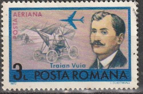 THEMATIC AIRCRAFT ROMANIA 1972 ULH CV R20.90 SG 3928
