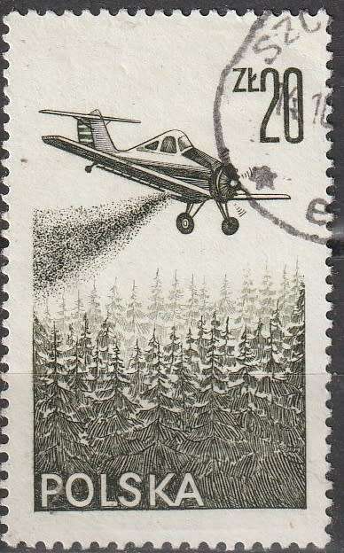 THEMATIC AIRCRAFT POLAND 1977 ULH CV R9.90 SG 2425A
