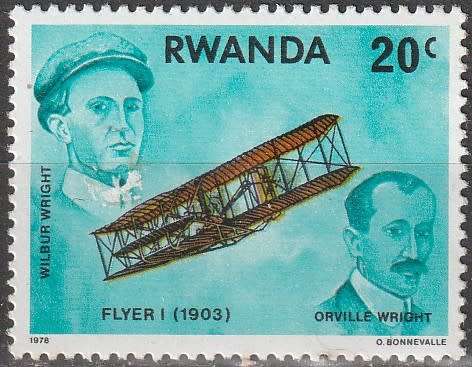 THEMATIC AIRCRAFT RWANDA 1978 MM CV R3.30 SG 889