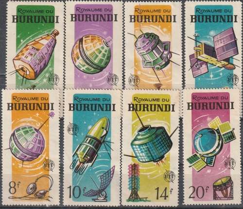 THEMATIC SPACE BURUNDI 1965 UMM CV R196.90 SG 151-158