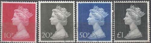 GB 1970 Queen Elizabeth II ULH CV R27.50 SG 829-31B