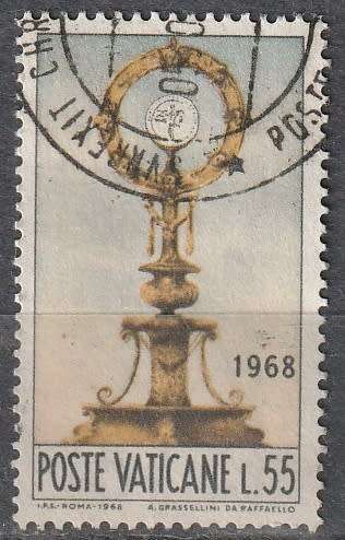 VATICAN CITY 1968 The 39th International Congress in Bogota ULH CV R3.30 SG 514