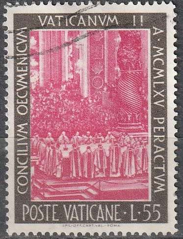 VATICAN CITY 1966 The Church Council ULH CV R3.30 SG 485