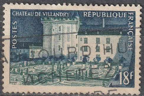 FRANCE 1954 The Villandry Palace ULH CV R126.50 SG 1221