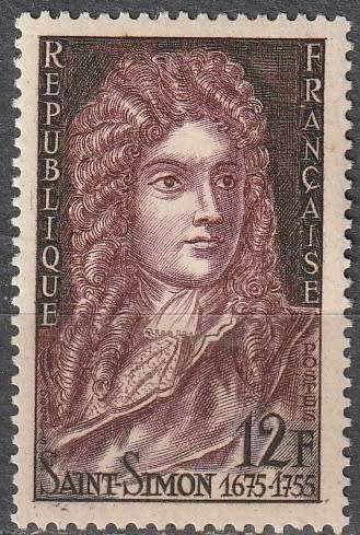 FRANCE 1955 Saint-Simon UMM CV R20.90 SG 1234