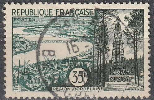 FRANCE 1955 Landscapes ULH CV R28.60 SG 1268A